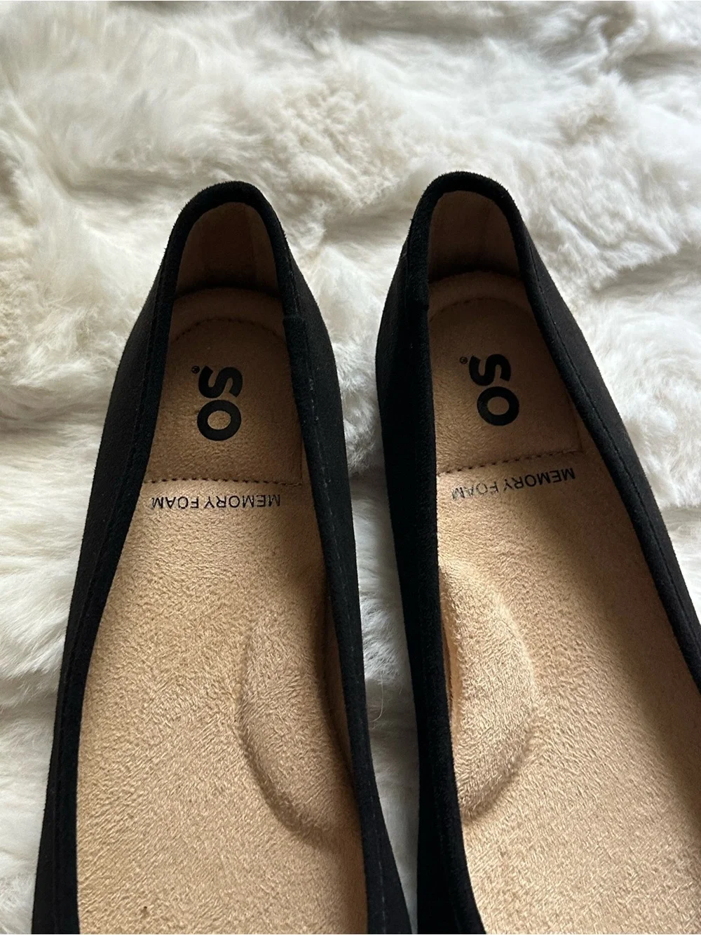 NWOT Black Ballerina Style Office Flats with Bow- Women’s